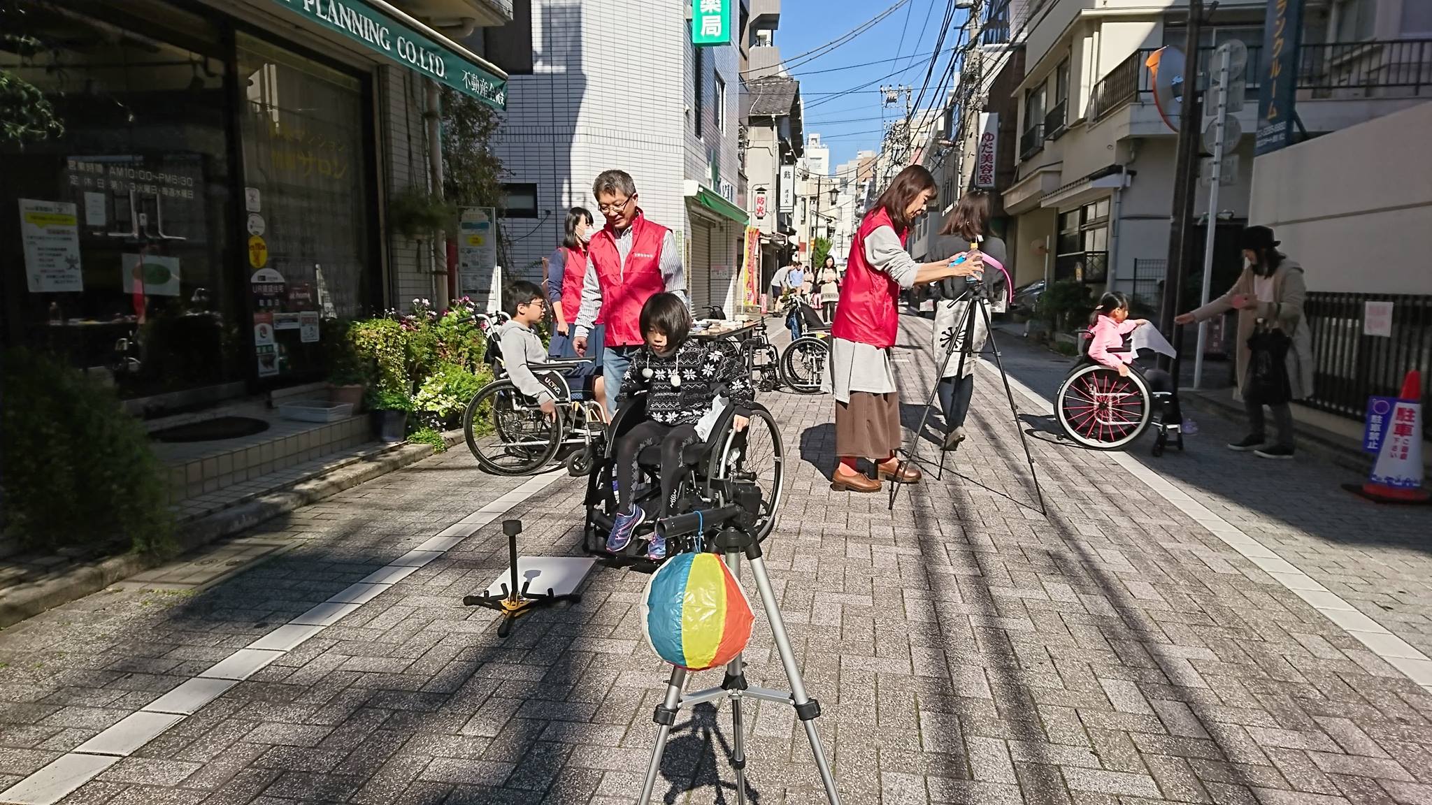 車いす借り物競争をしました！