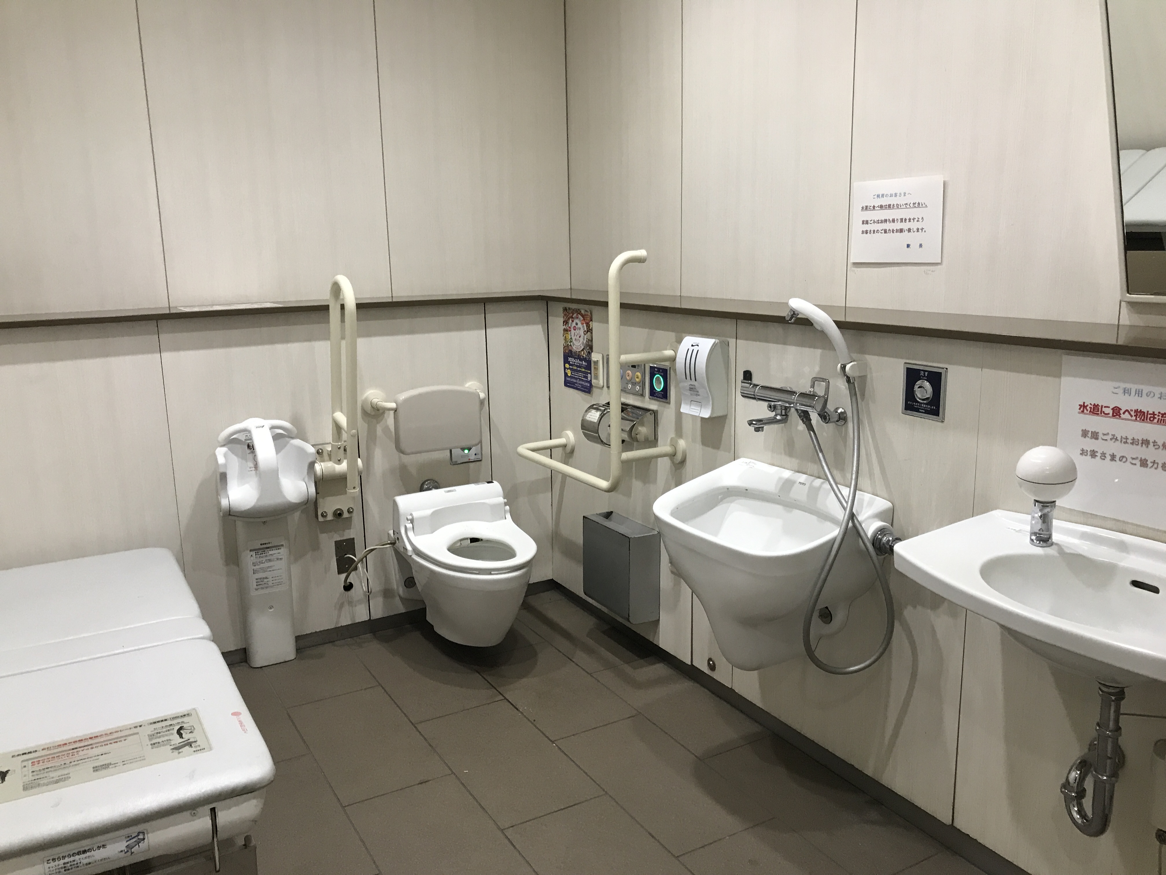 吉祥寺駅、京王井の頭線の多目的トイレ